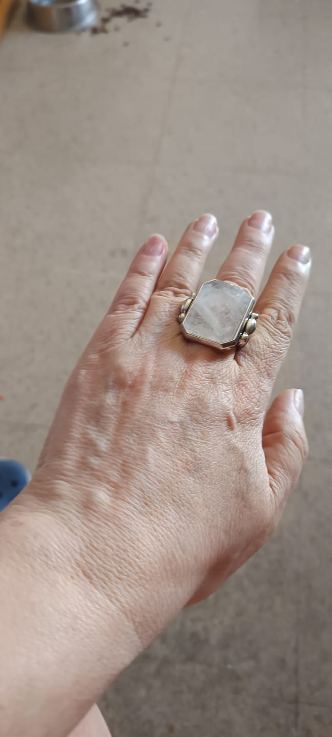 Customer photo review of Marique French Vintage Crystal Ring