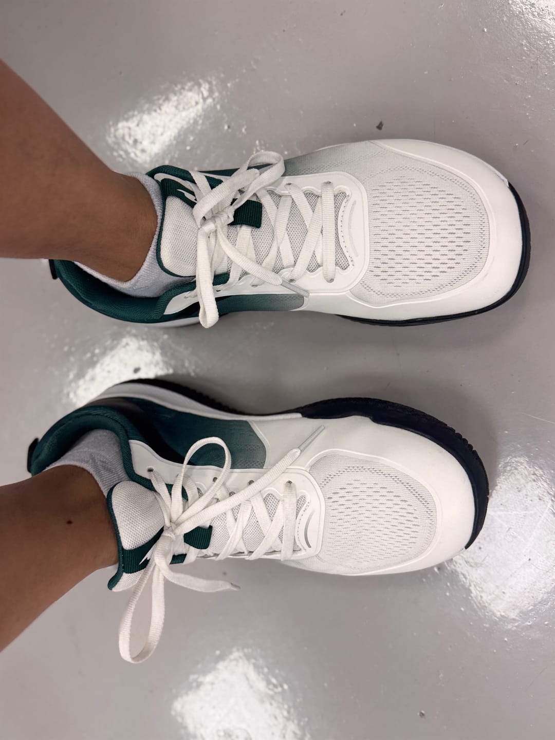 Customer photo review of CUURT Muuv - Wide Toe Box Court Shoes (Unisex)