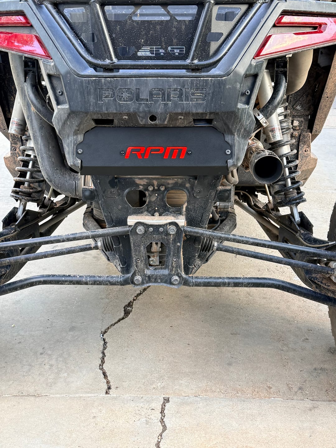 Customer photo review of RPM Pro XP, Pro S & Turbo R Rear Fascia Delete Shield / Muffler Cover
