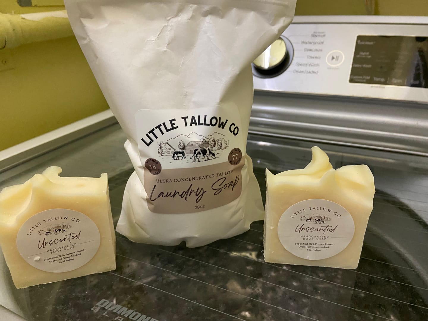 Customer photo review of Handmade Tallow Soap