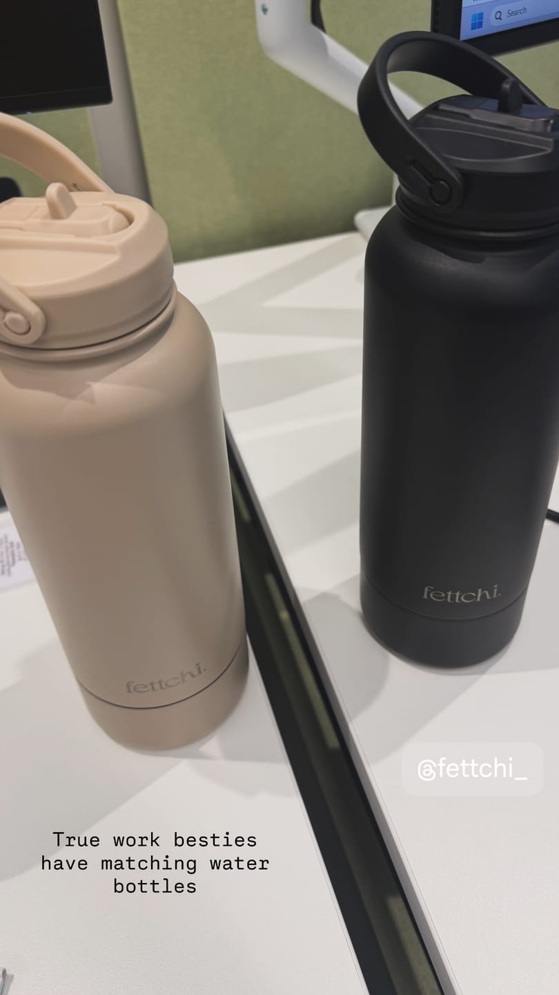 Customer photo review of The Fettchi Bottle - Black