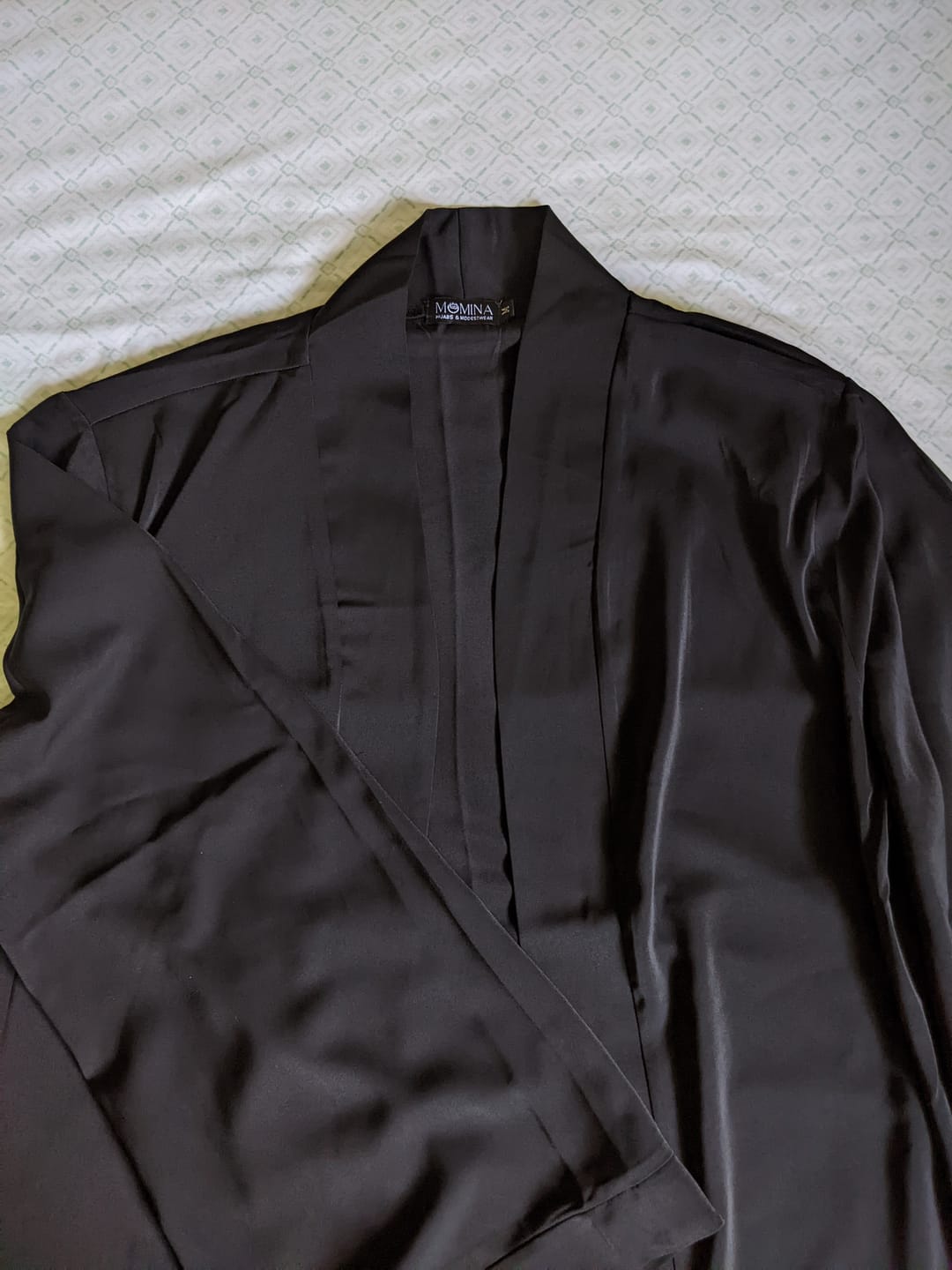 Customer photo review of Amal Abaya Set - Coal