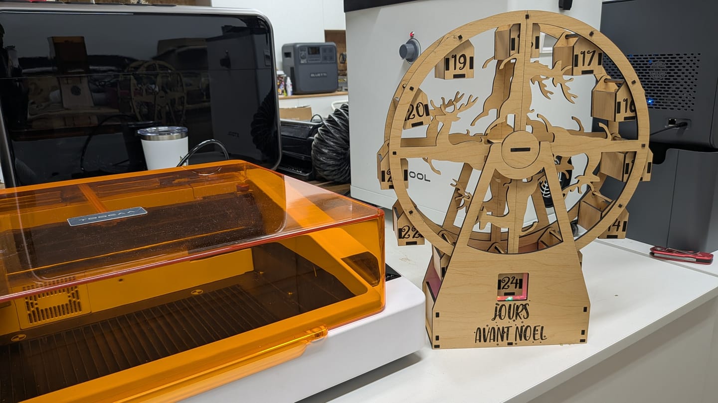 Customer photo review of TOOCAA NOVA: The Smart Laser Engraver with Class 1 Safety for Effortless Desktop Creation