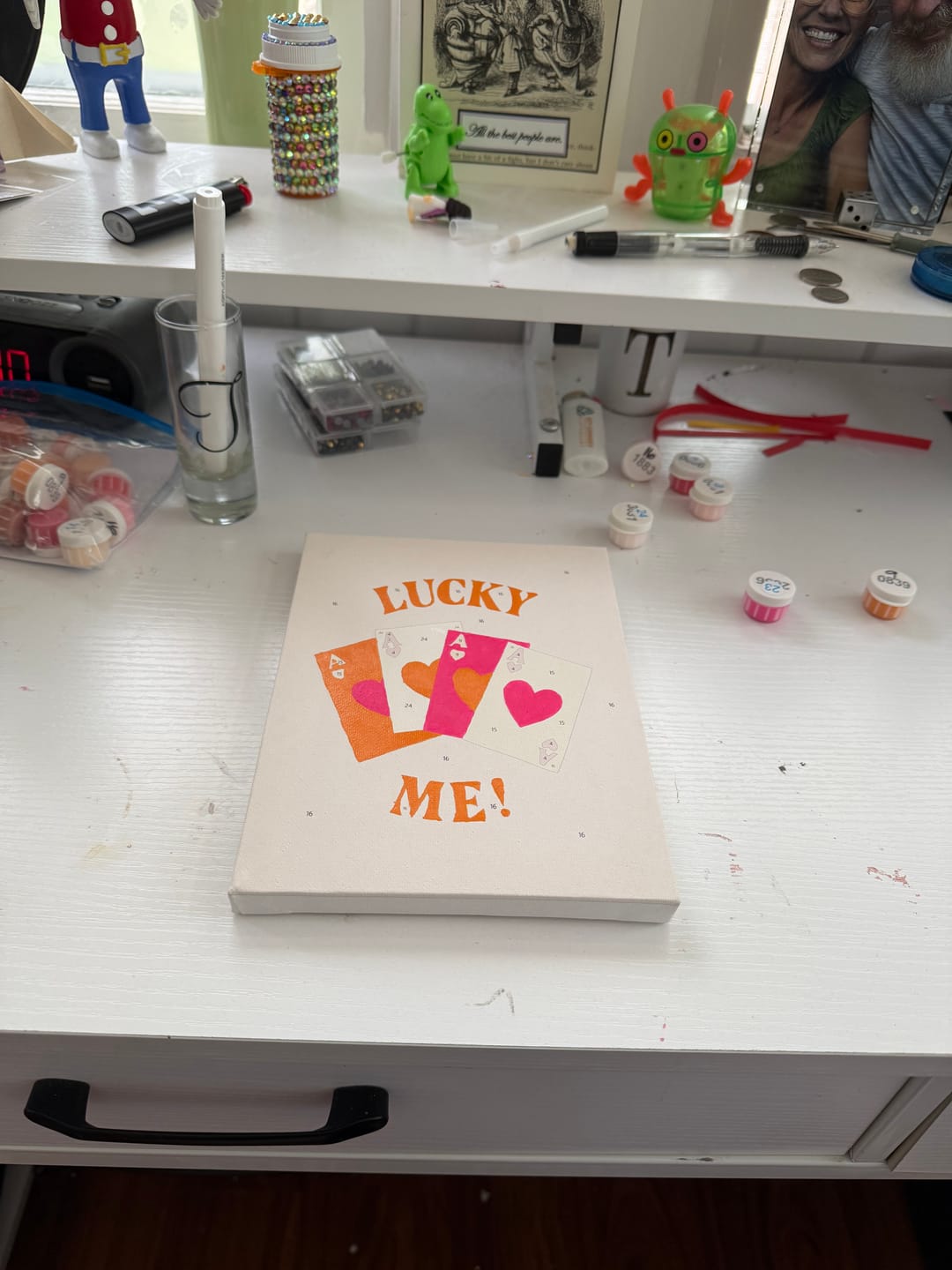Customer photo review of 6 Mini Paintings - Lucky Disco Set