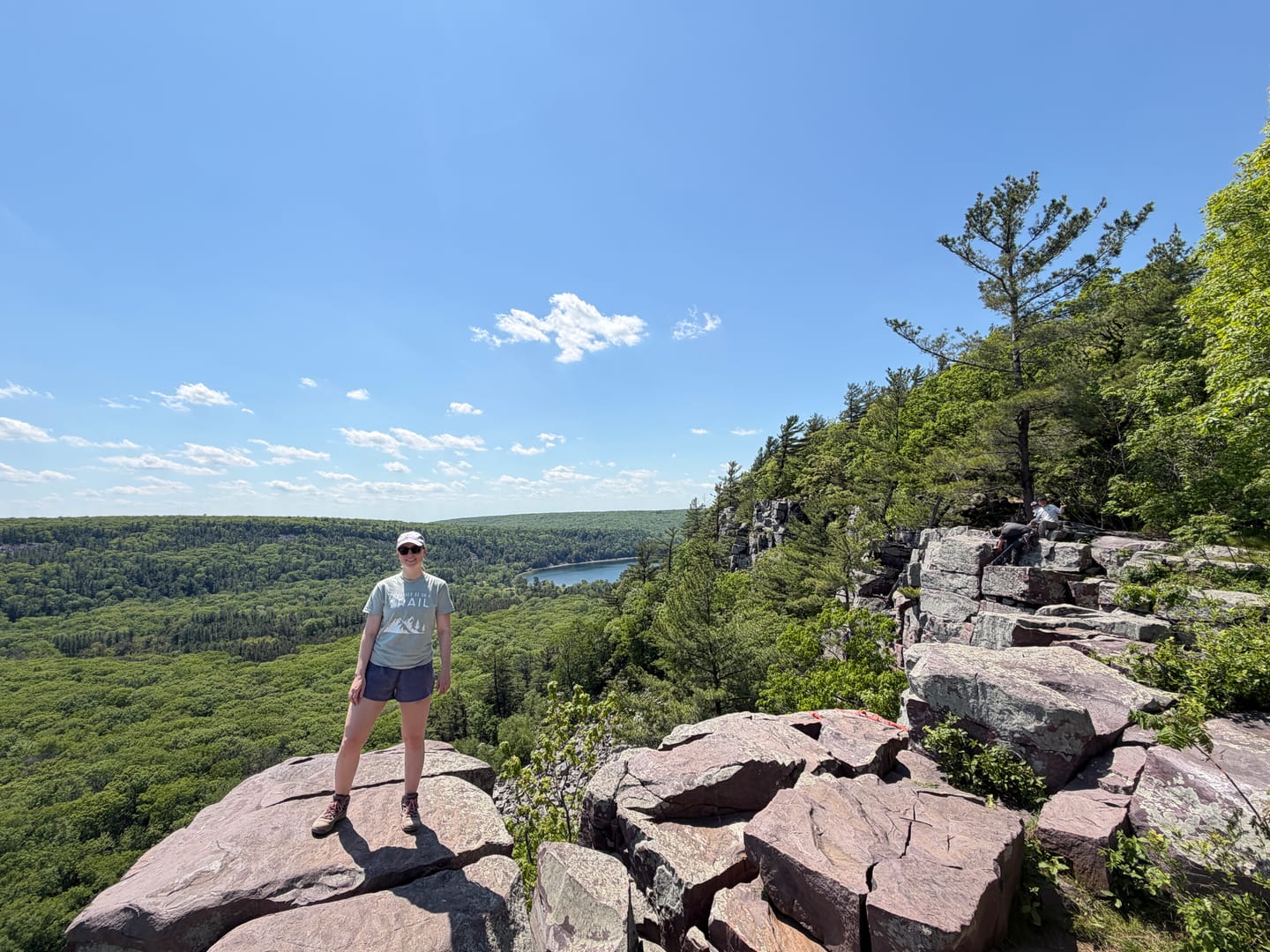Customer photo review of I'd Rather Be On A Trail T-Shirt