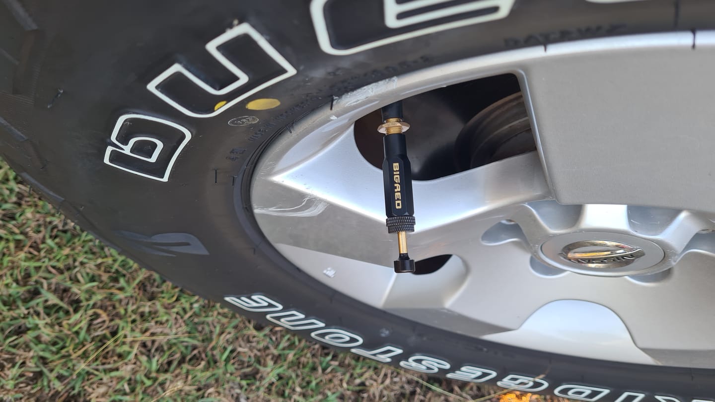 Customer photo review of TYRE DEFLATORS 4 PIECE KIT