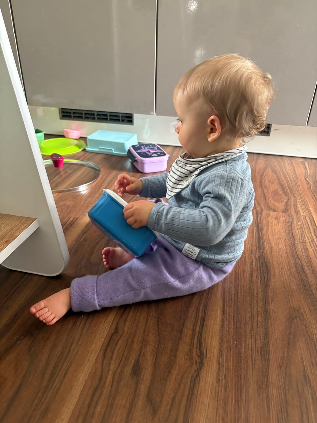 Customer photo review of Upcycling Mitwachshose Kaschmir Überraschungshosen Pastellfarben