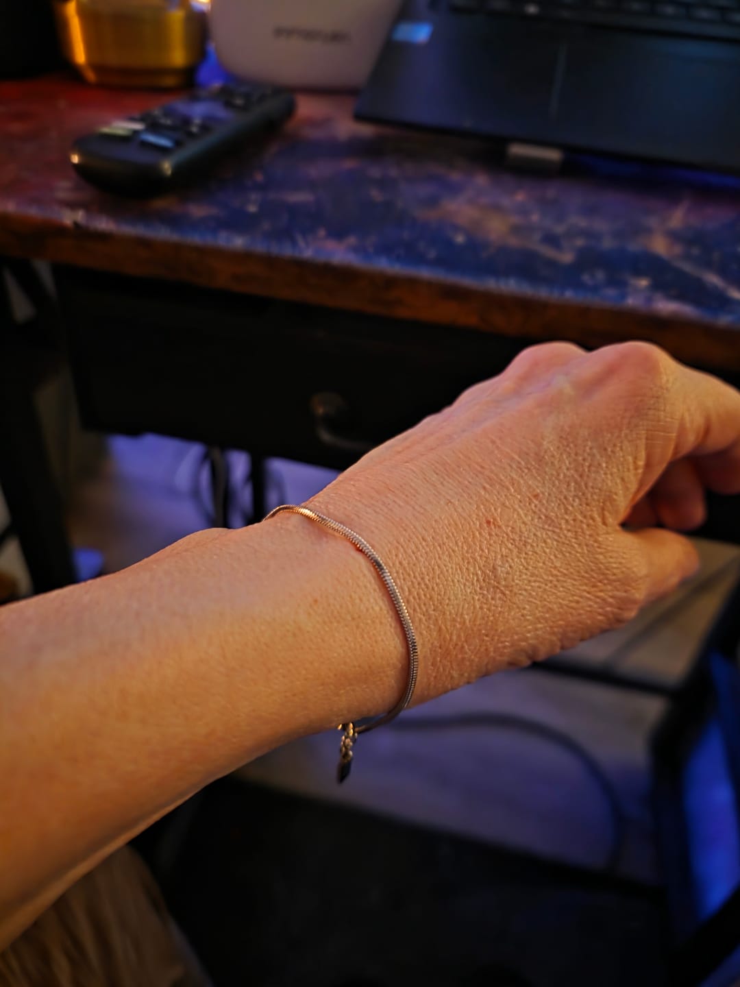 Customer photo review of Minimal Square Bracelet