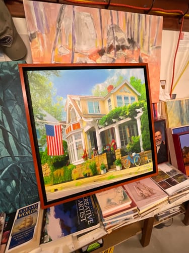 Customer photo review of 30x30 Rolled Canvas Prints