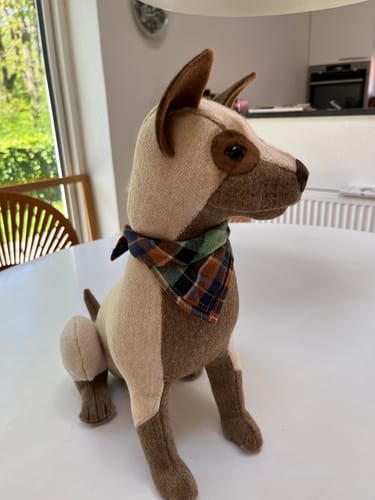 Customer photo review of "True Blue" Australian Cattle Dog  PDF Pattern  Approx 45cm seated