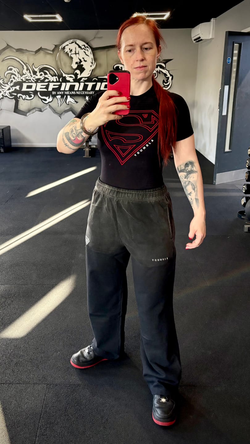 Customer photo review of 2032 - Superman Sweats
