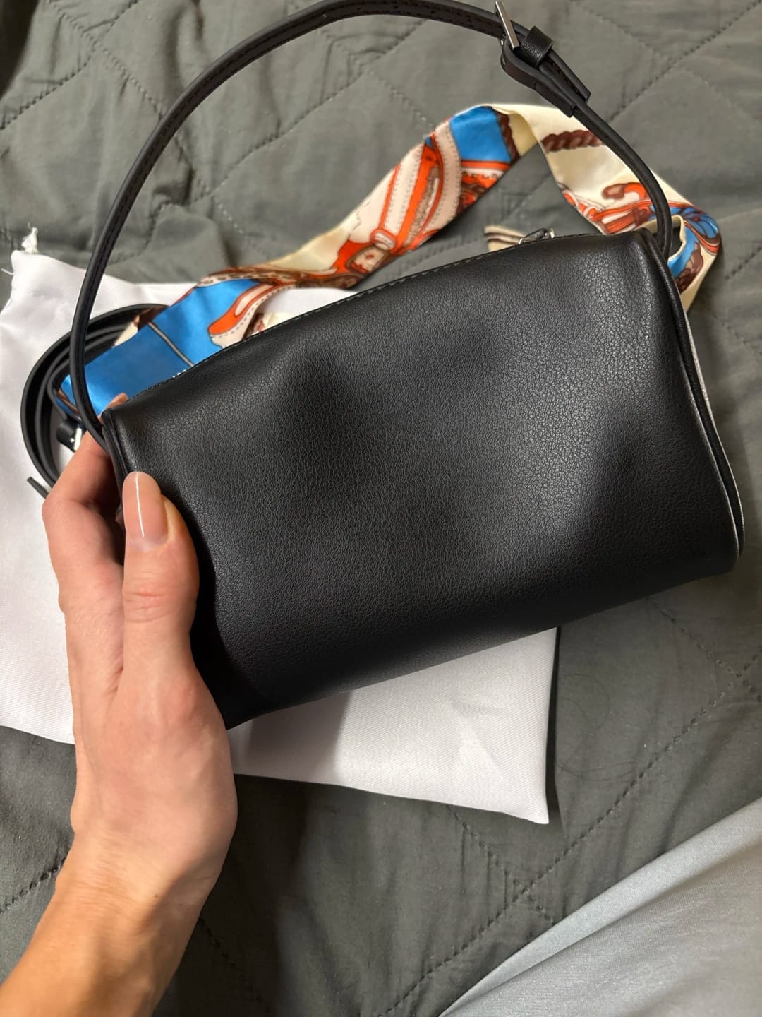 Customer photo review of Bianca Faux Leather Crossbody Bag
