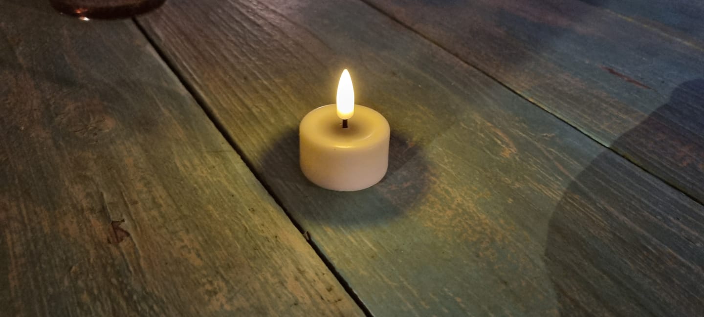 Customer photo review of LED Fyrfadslys 2 stk. Cream