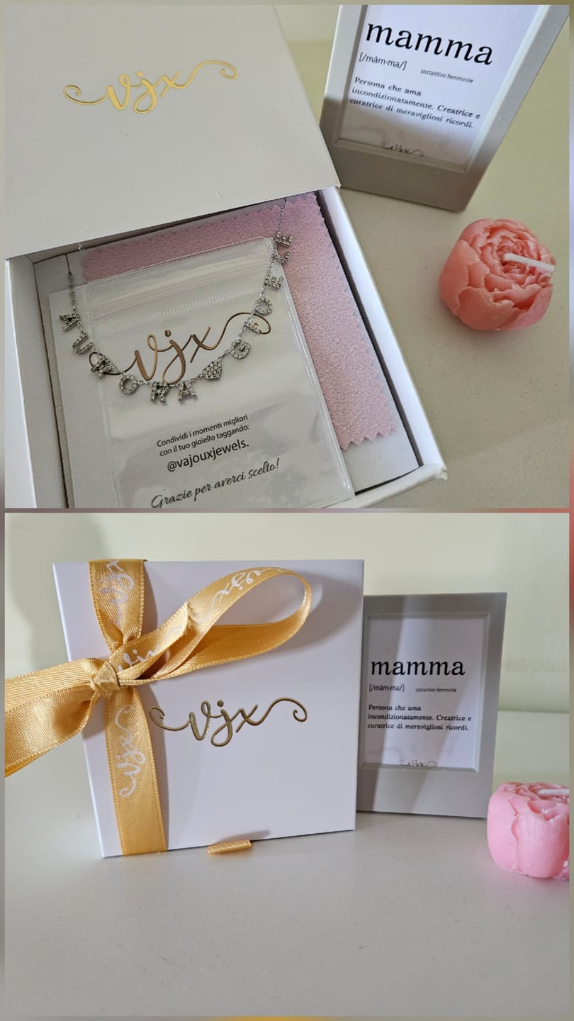 Customer photo review of Collana MINI LETTERS BRIGHT