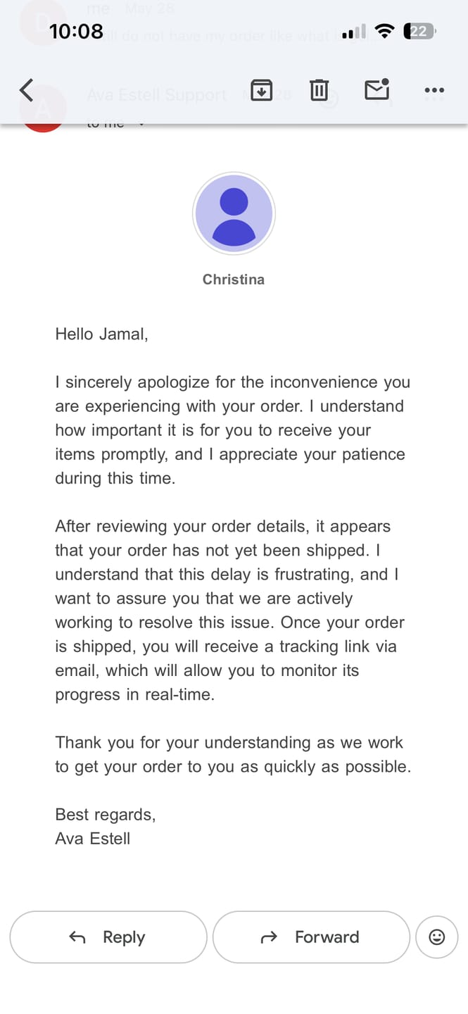 Customer photo review of Ava+ Membership