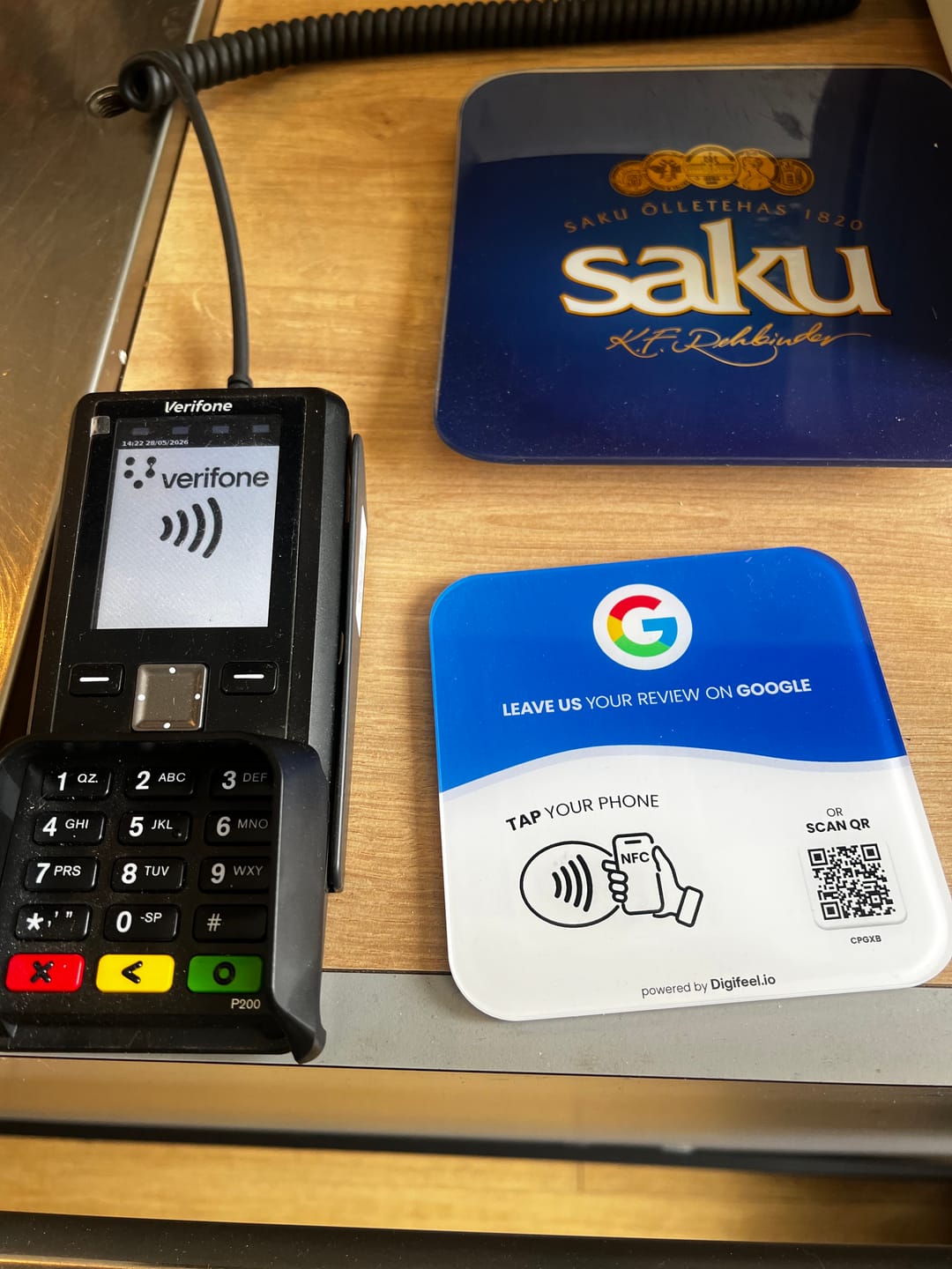 Customer photo review of Google Reviews - Plate