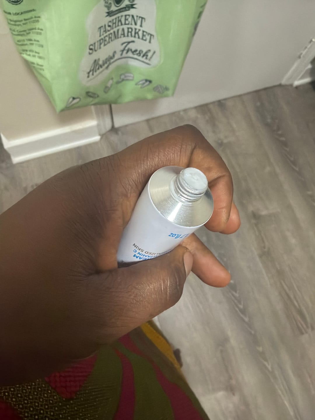 Customer photo review of Original Glutathion Extra Face Brightening Cream With Vitamin C 50ml