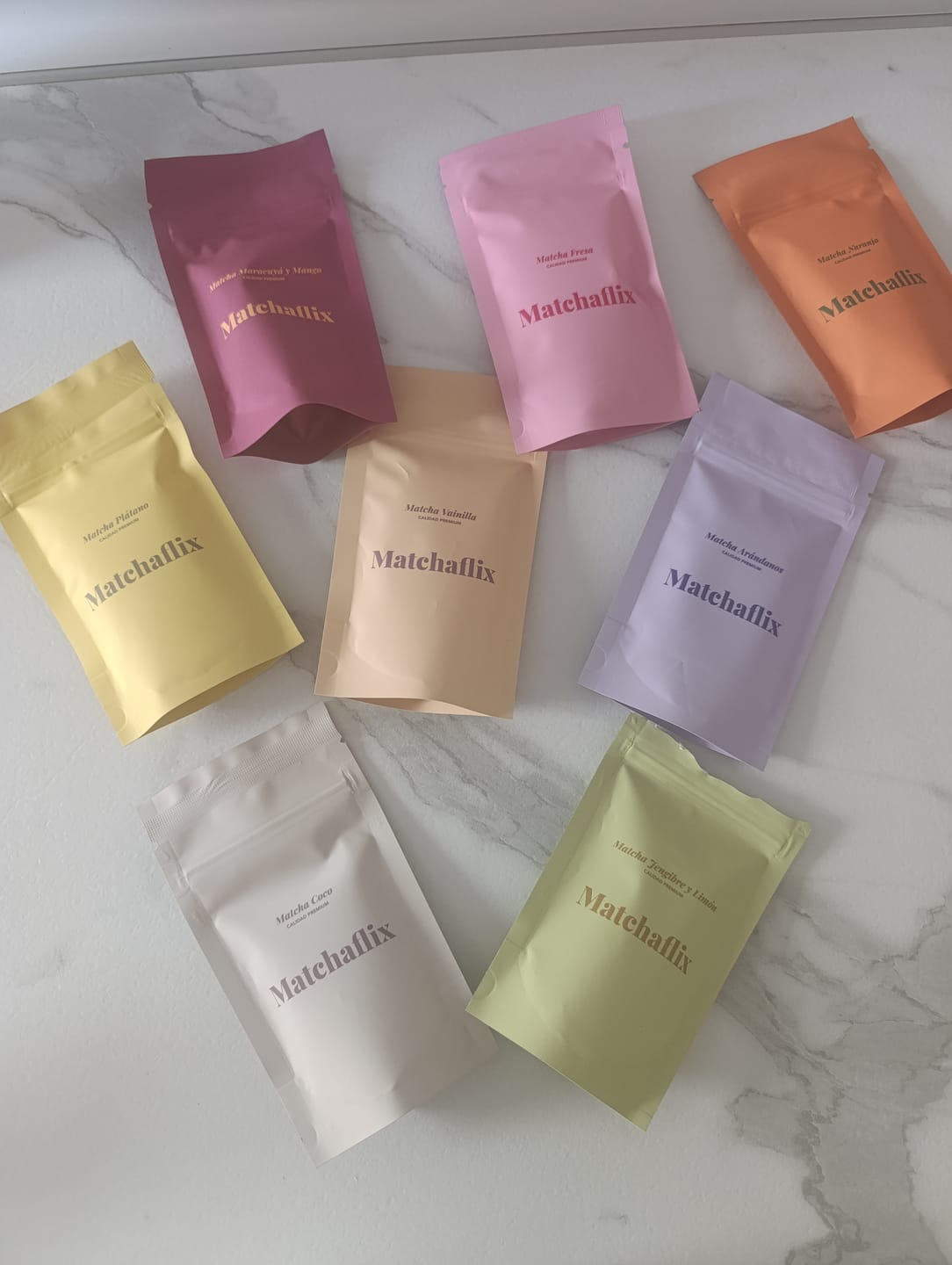 Customer photo review of Pack Té Matcha Sabores Premium 100% Degustación