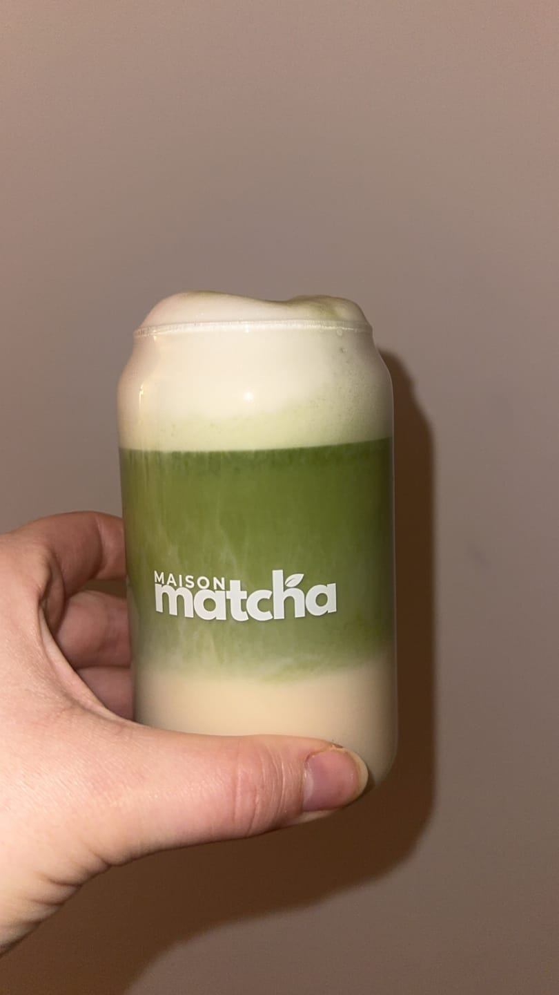 Customer photo review of Verre Maison Matcha + Paille