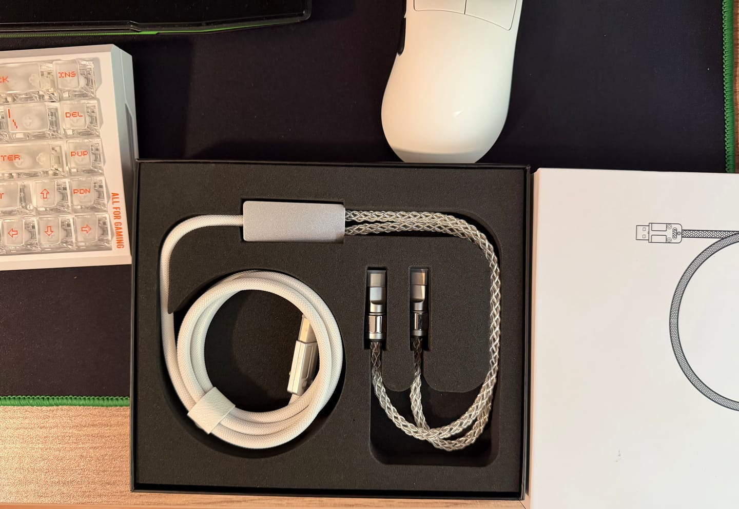 Customer photo review of Wraith Çift Başlıklı Kablo