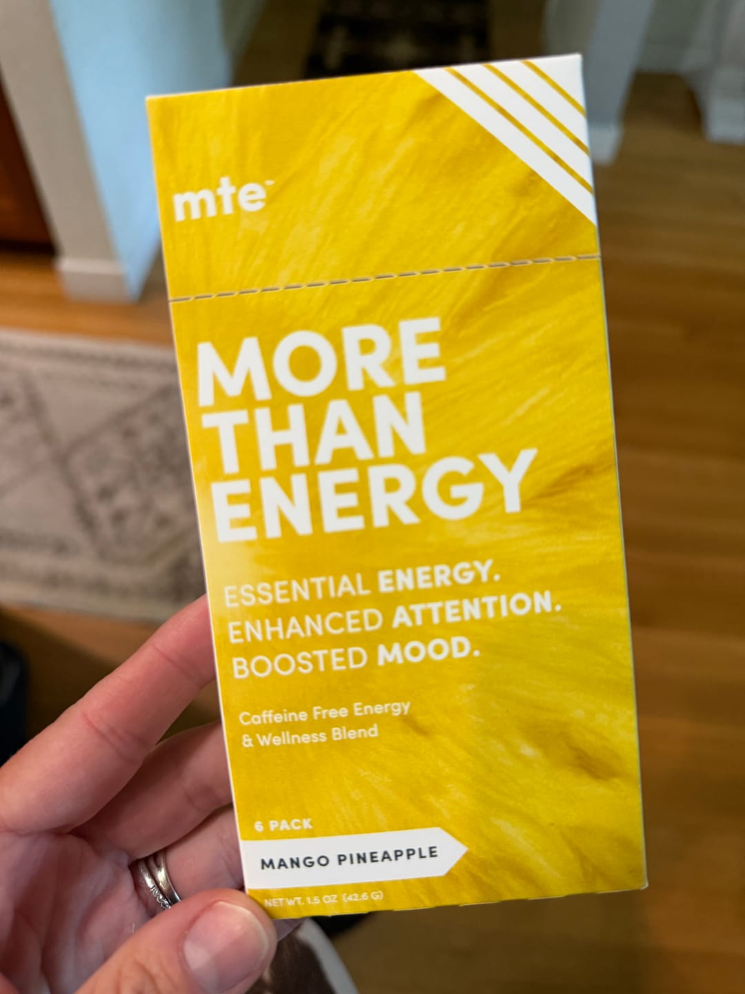 Customer photo review of Caffeine Free Energy Powder (6-Packs)