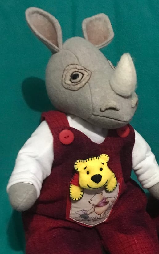 Customer photo review of Pocket Teddy Bear Pooh  PDF Pattern