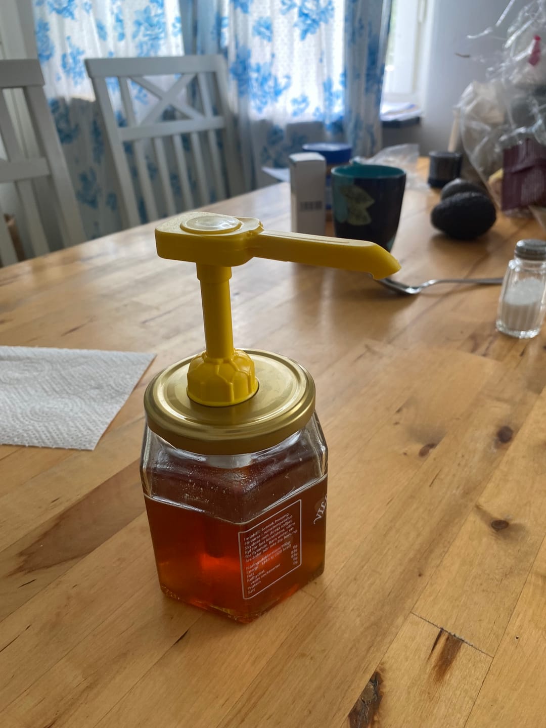 Customer photo review of 2 kg Svensk Flytande Honung (4 × 500 g) + Honungspump