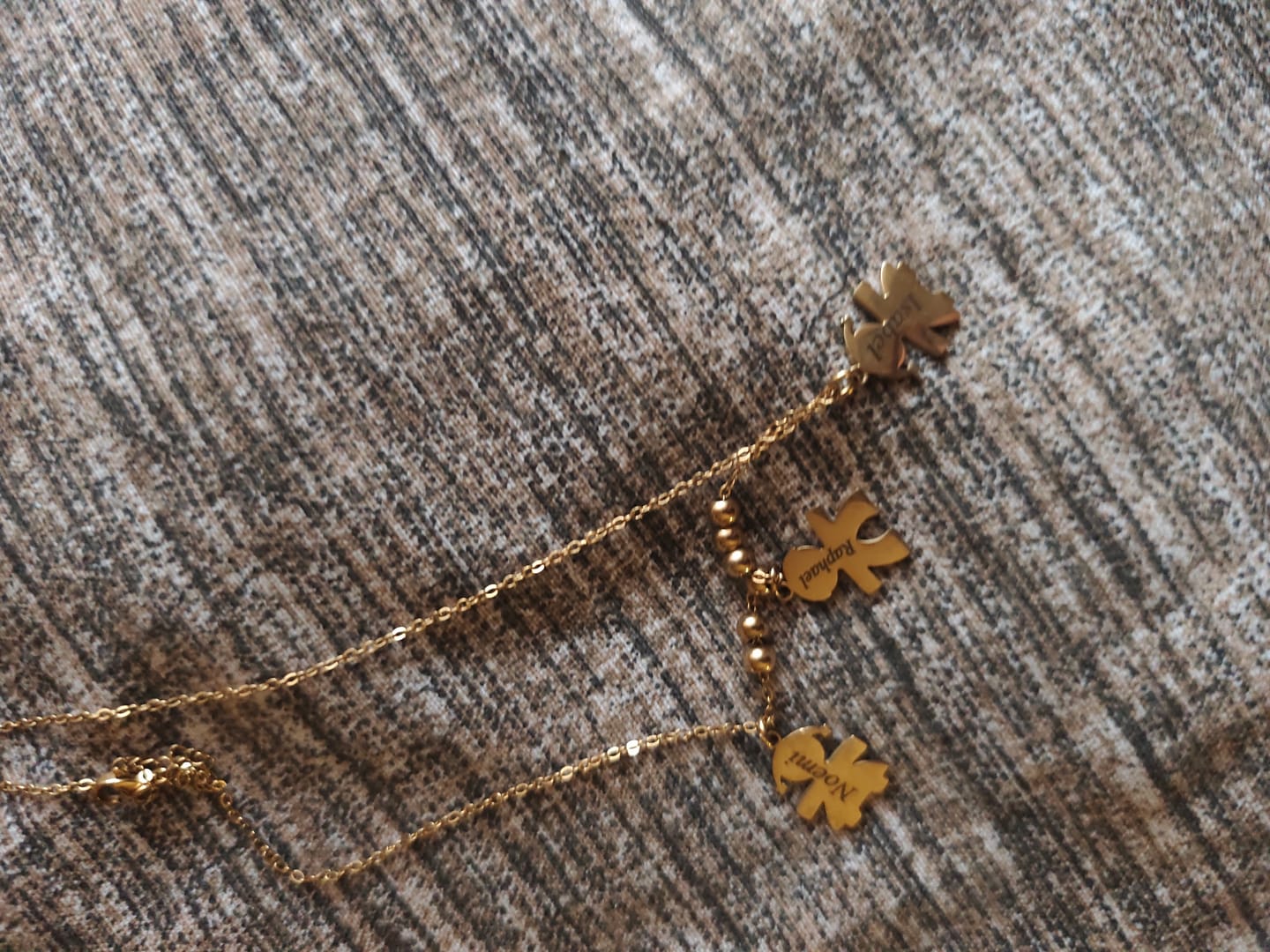 Customer photo review of Collana con bambini - I Miei Tesori