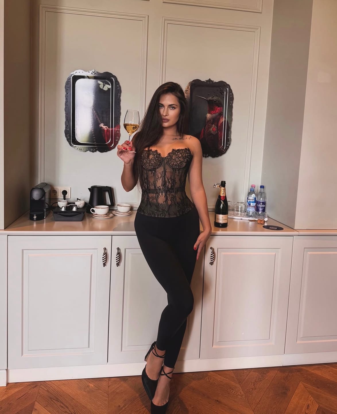 Customer photo review of Lace Corset Charm🖤
