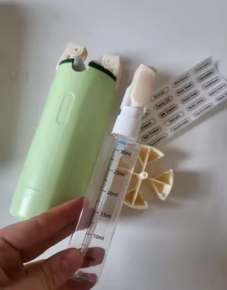 Customer photo review of Packsy Travel Capsule Leakproof