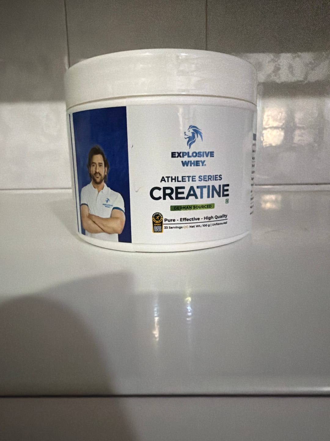 Customer photo review of Athlete Series Creatine