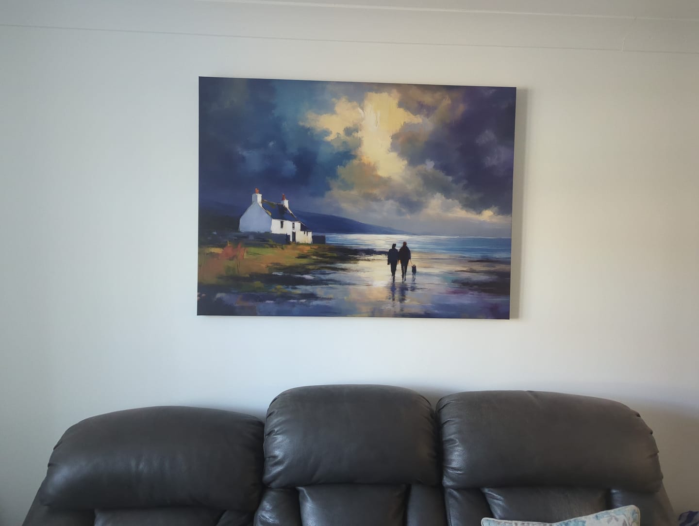 Customer photo review of Out With Duke Canvas Print