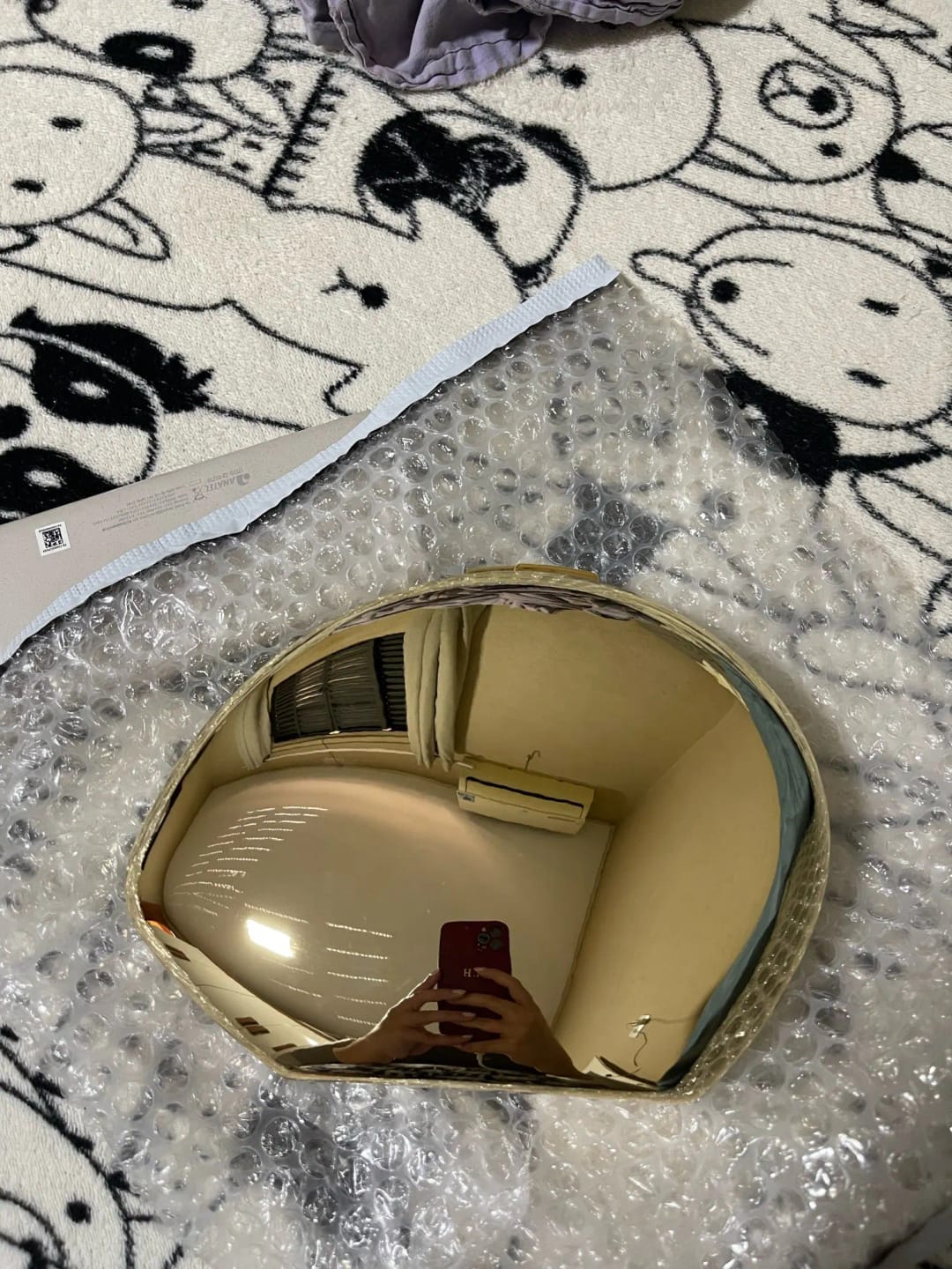 Customer photo review of Celeste Shell Shape Evening Clutch