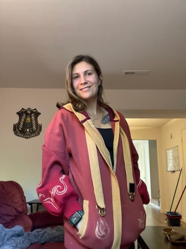 Customer photo review of Fire Zipper Hoodie Preorder