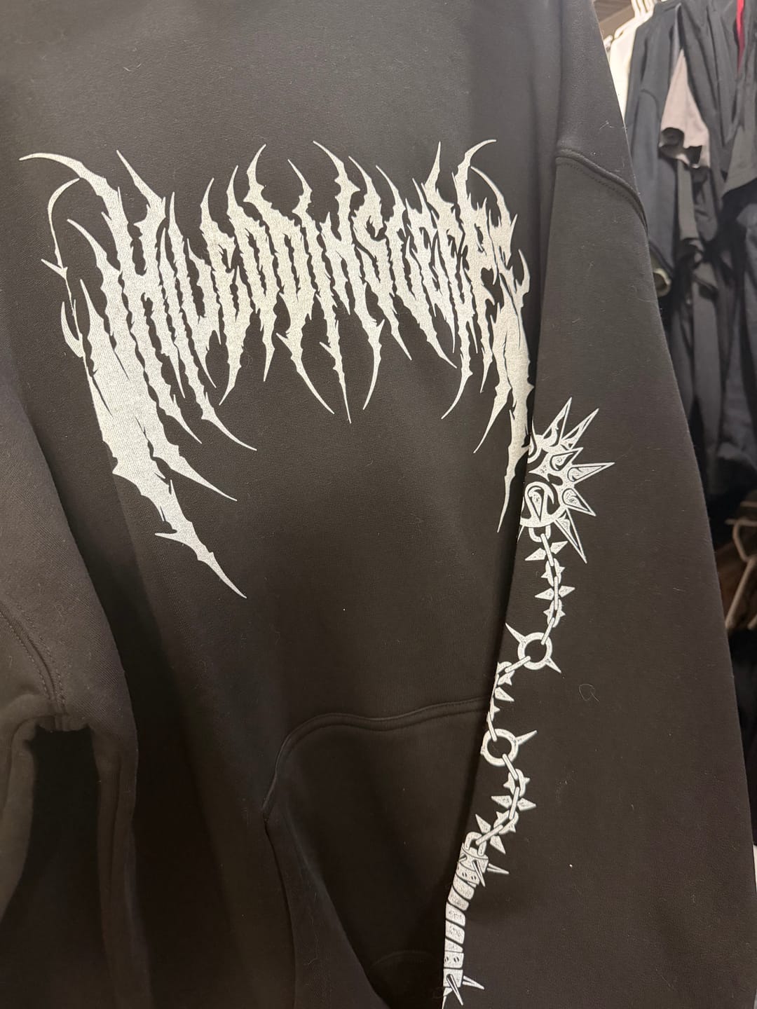 Customer photo review of Doom&Gloom Hoodie