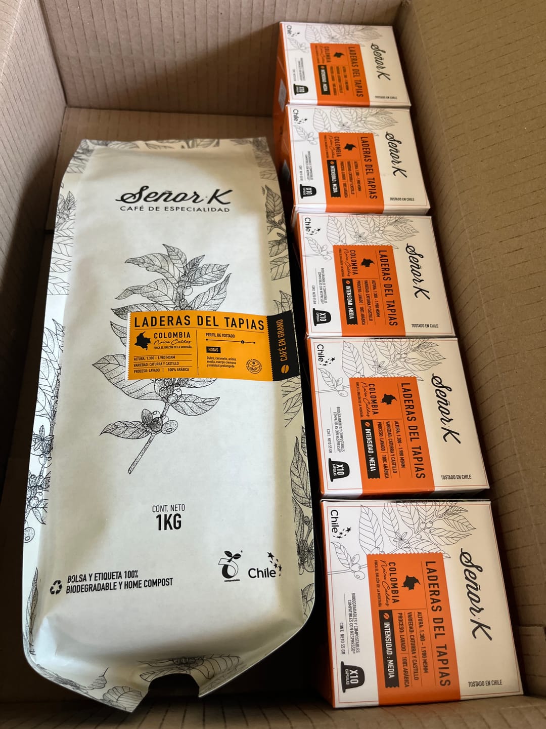 Customer photo review of Colombia | Laderas del Tapias Bolsa 1 KG | MOLIDO
