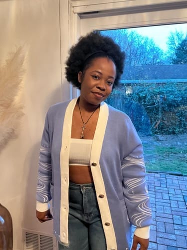Customer photo review of Moon Spirit Cardigan Preorder