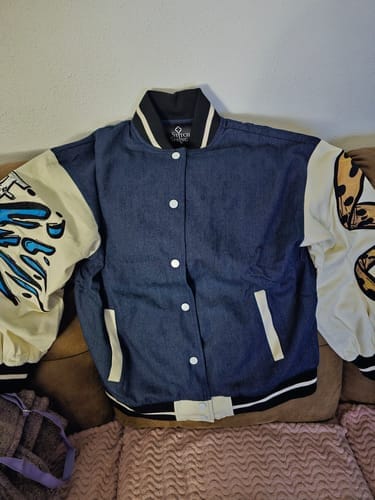 Customer photo review of Limitless Blue Jacket Preorder