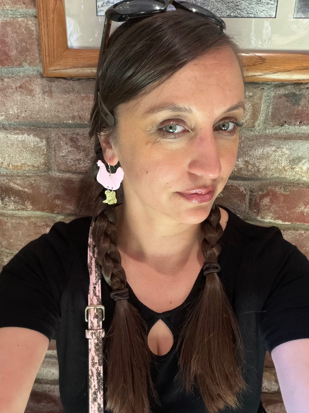 Customer photo review of Exaggerated Chicken Dangles