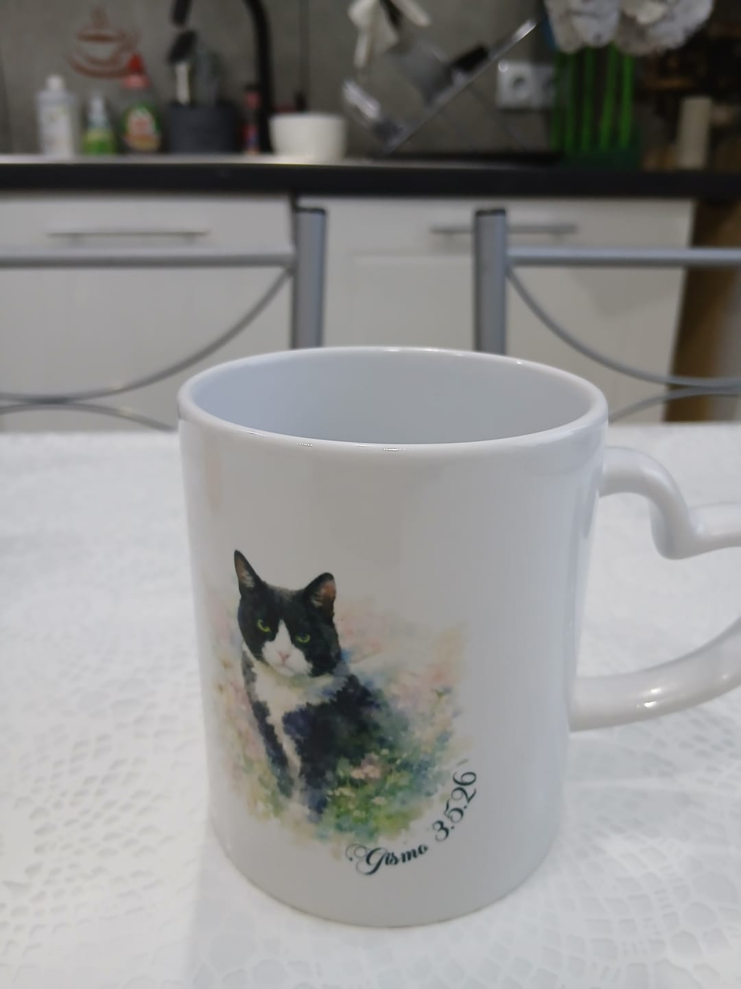Customer photo review of Personalisierte Tasse - Aquarell