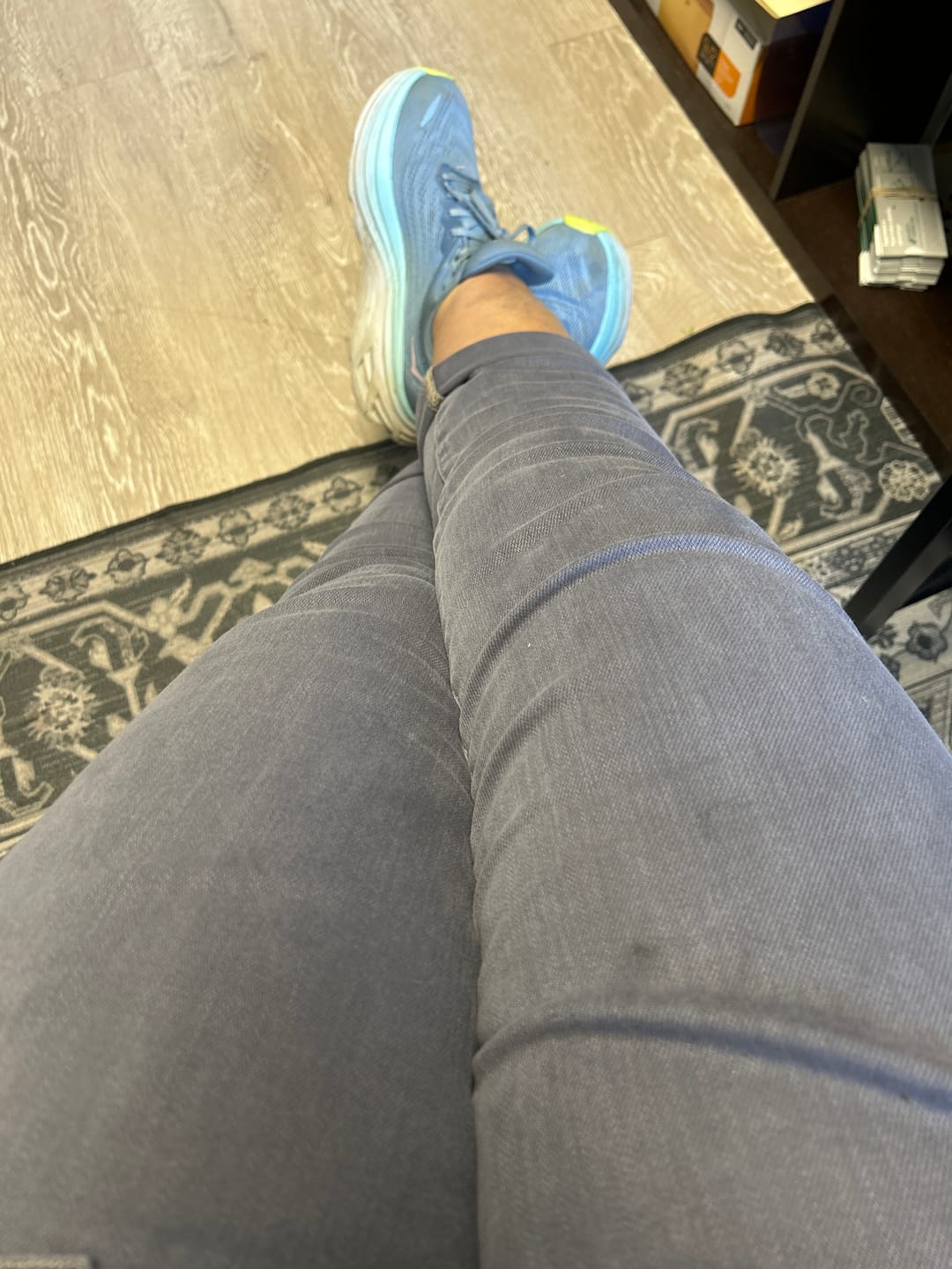 Customer photo review of Judy Blue High Waist Vintage Indigo Aurora Weekender Jeans