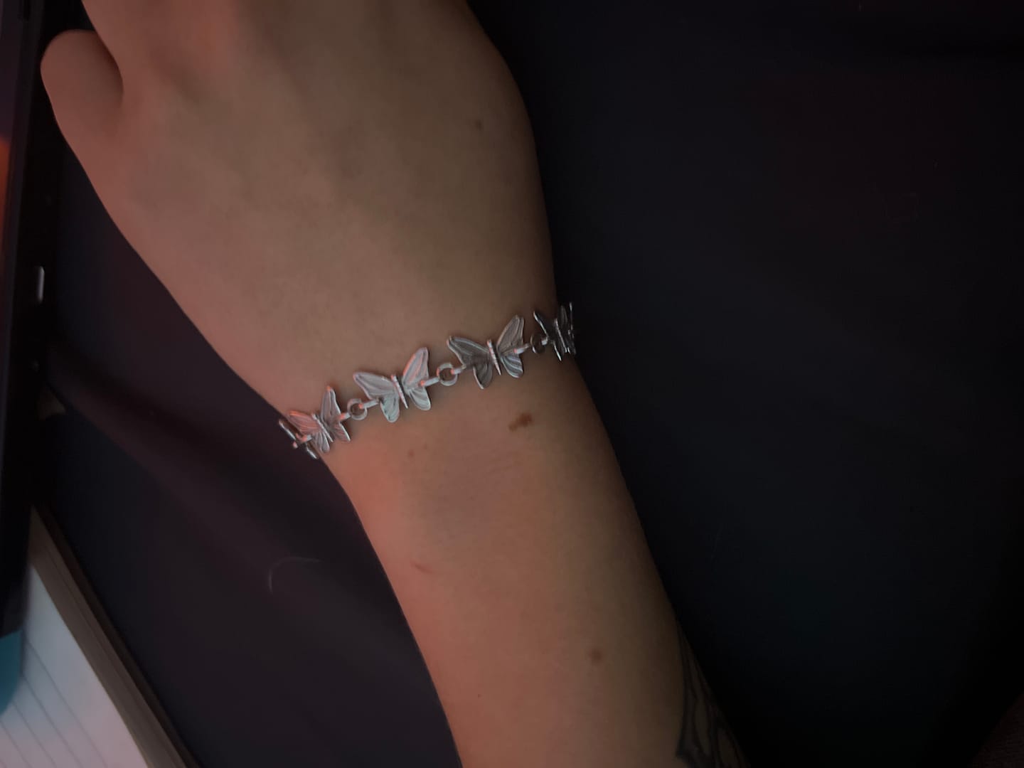 Customer photo review of BUTTERFLY BRACELET (ADJUSTABLE)