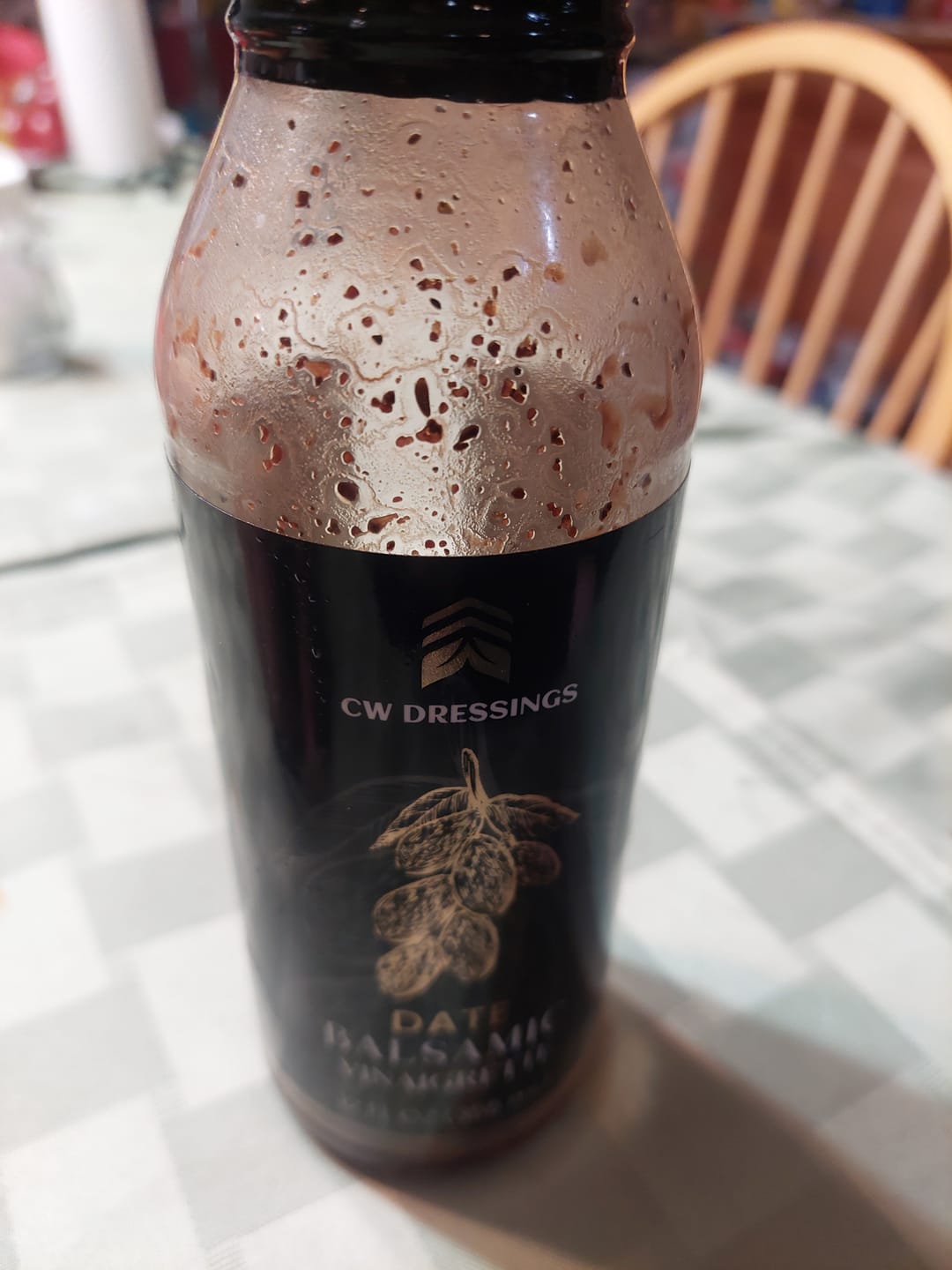 Customer photo review of Date Balsamic Vinaigrette Marinade & Dressing