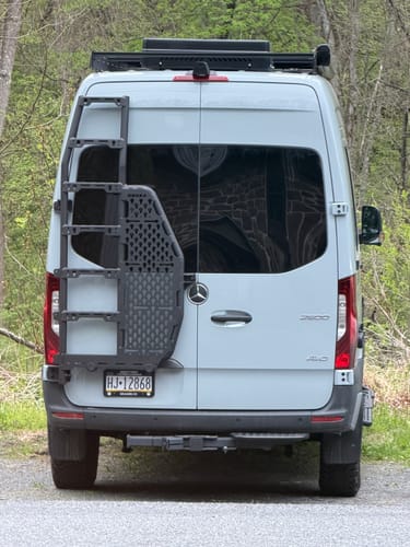 Customer photo review of Sprinter - Rear Ladder System - Ladder Extension