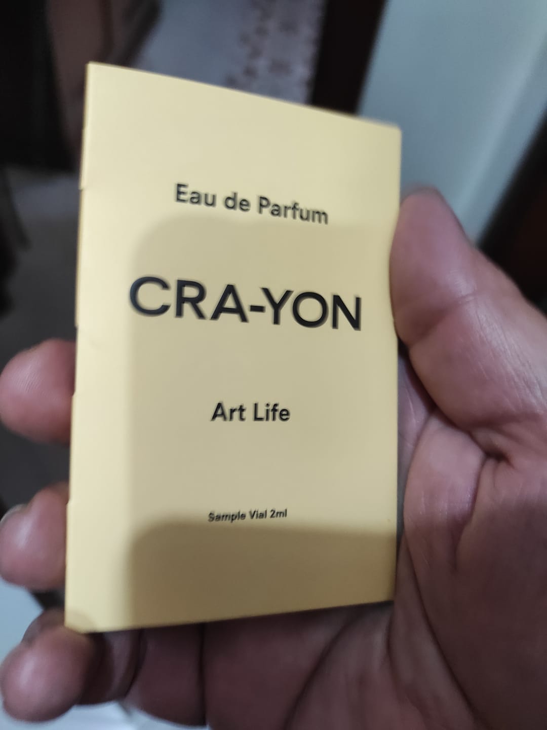 Customer photo review of Art Life Eau de Parfum 2 ml Sample | Try Before You Commit