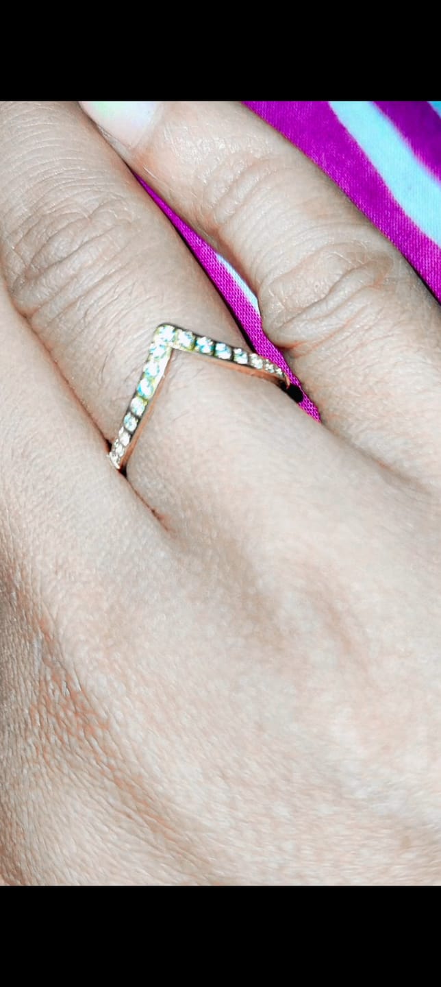 Customer photo review of Chevron Ring