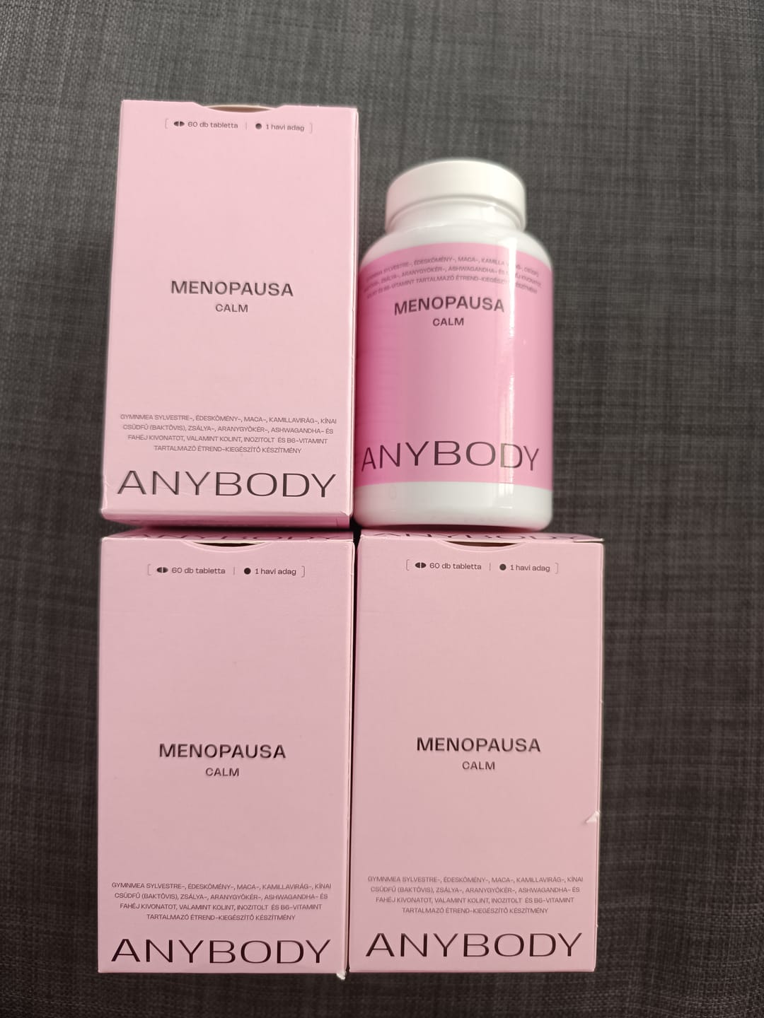 Customer photo review of Anybody Menopausa Calm Kúra - Támogatás a Változókori Tünetekre