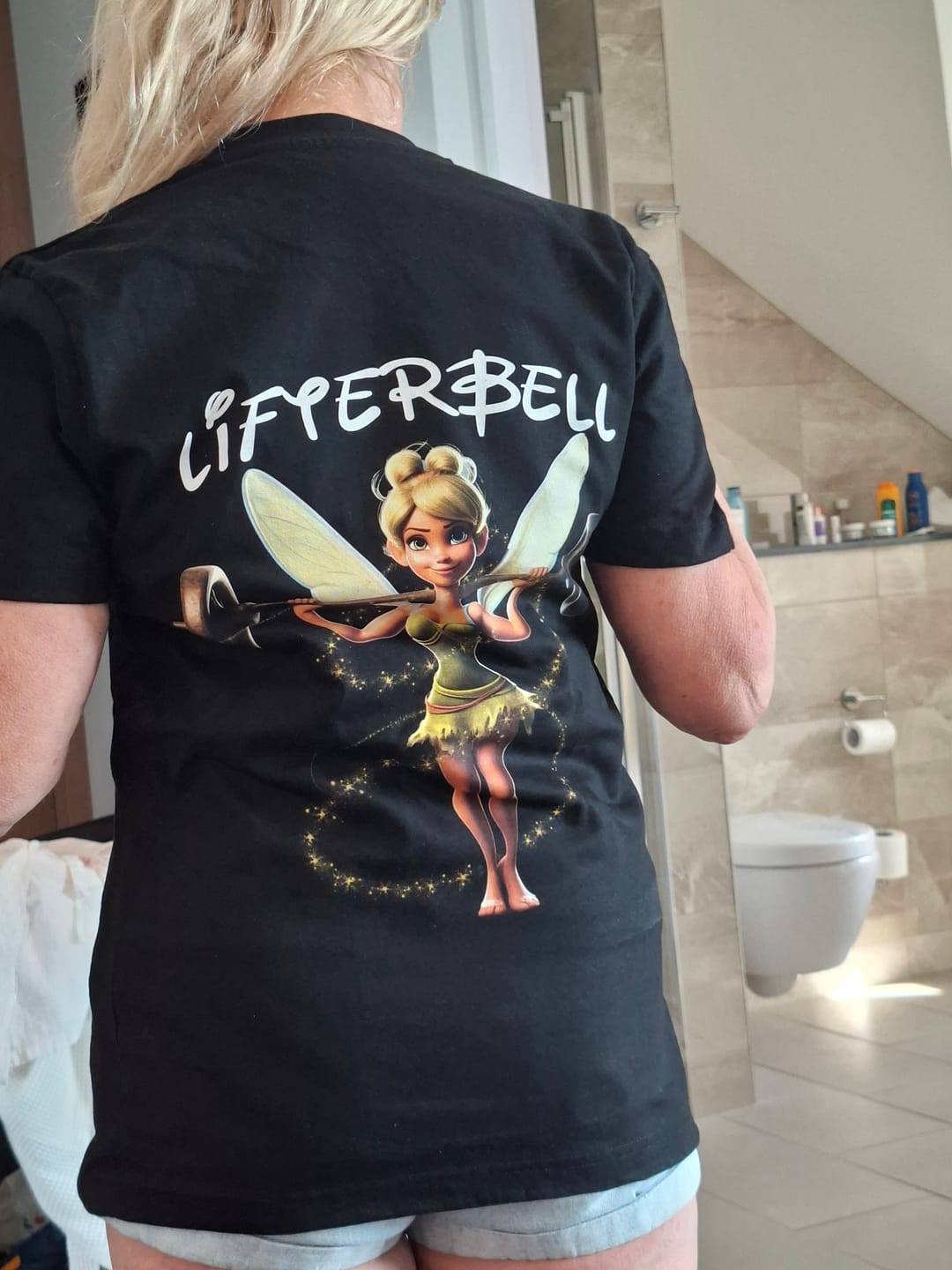 Customer photo review of Lifterbell (Backprint) Shirt