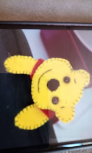 Customer photo review of Pocket Teddy Bear Pooh  PDF Pattern