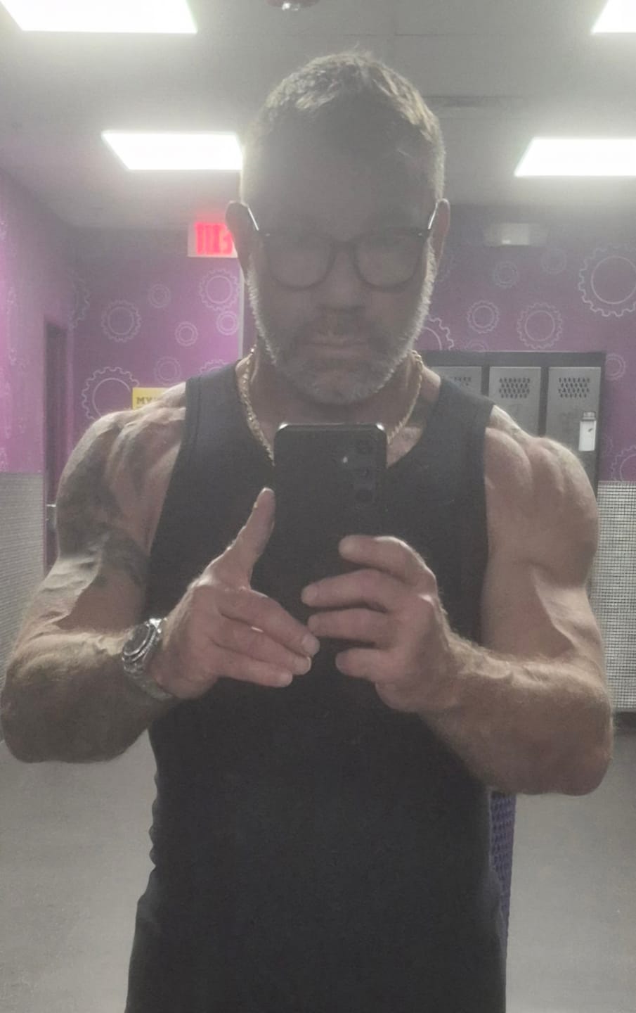 Customer photo review of Premium Ultra-Soft Cotton Fitted Tank 3 Pack